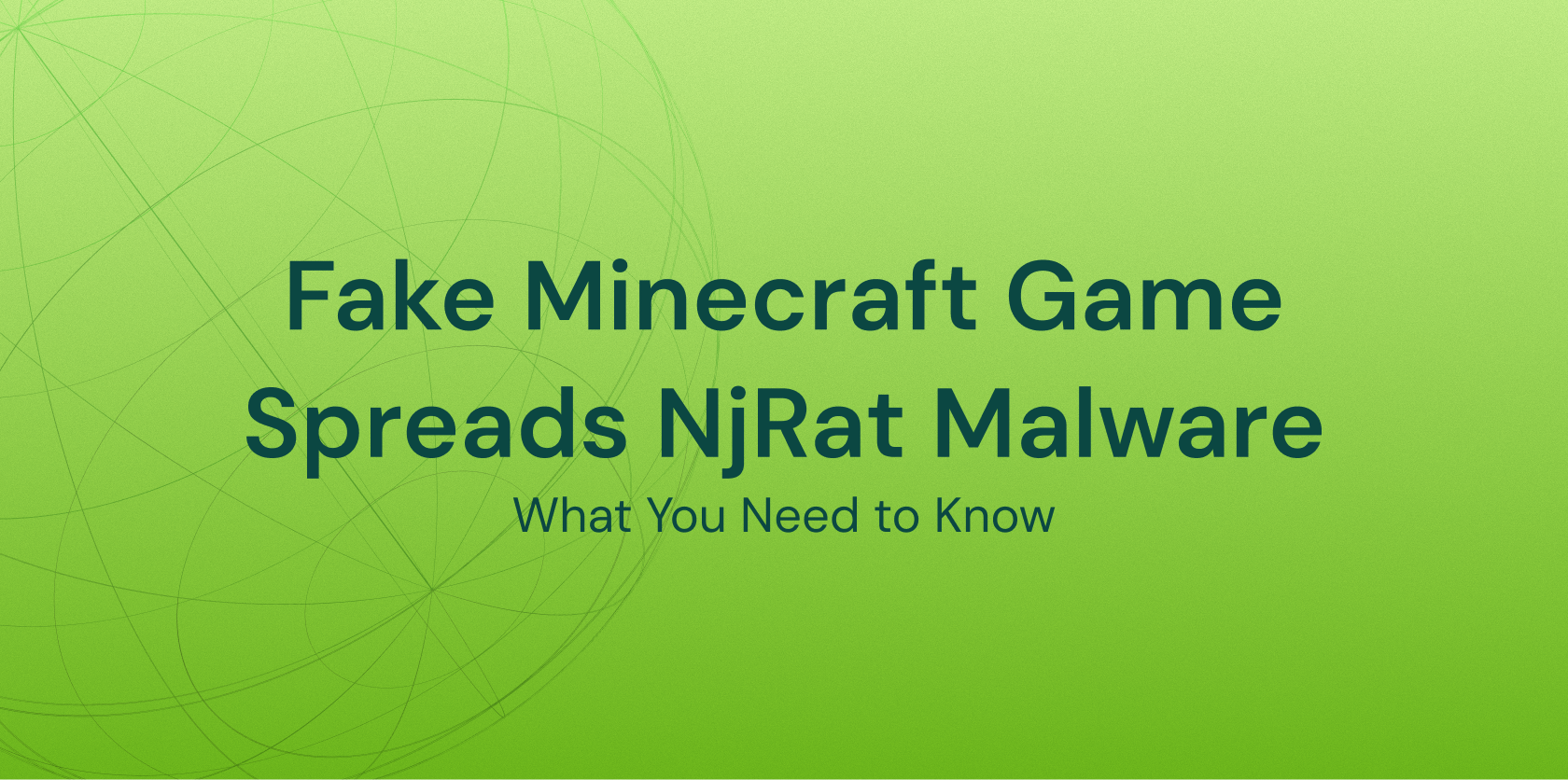 Fake Minecraft Game Spreads NjRat Malware: What You Need to Know