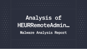 Analysis of HEURRemoteAdmin. GoToResolve.gen